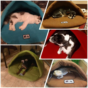 Soft Dog Cat Beds Warm Pet Cave