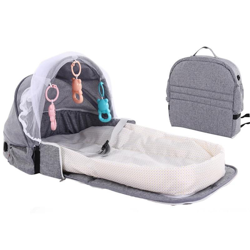 Portable Baby Bed with Net – JOLEKA Essentiels