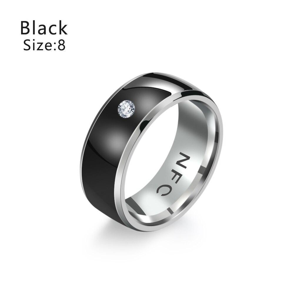 NFC Smart Ring with titanium and carbon fiber (04905_8N) – Rosler Rings