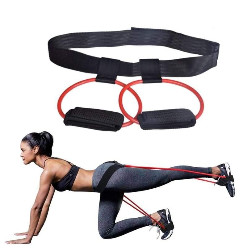 Women Booty Butt Band Workout Fitness Resistance Belt Tone Firm Gym Exercise  UK